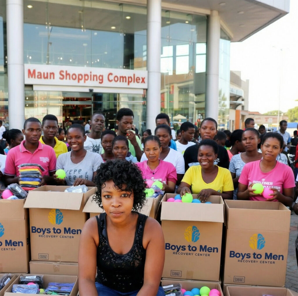At the Maun Mall